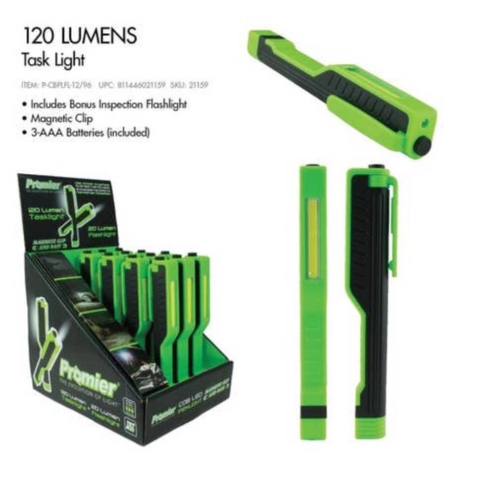 Bundle 12 Pen Lights Hand Held Work COB LED Pen Flashing Beacon Light Emergency